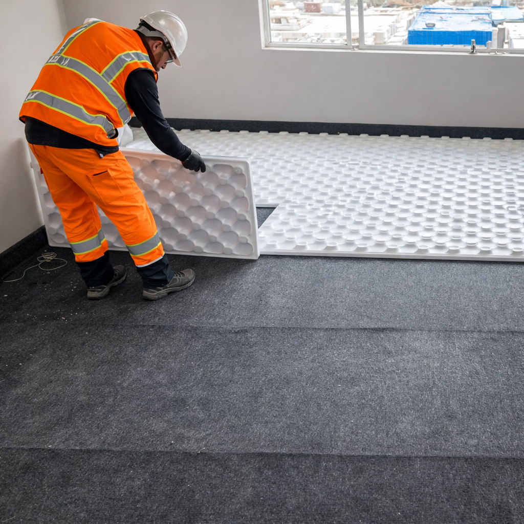 Yerden Isıtma Altı Isı ve Ses Yalıtımı